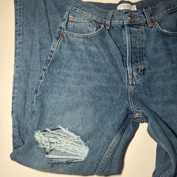 Topshop dad jeans size waist 28 - Picture 3 of 6